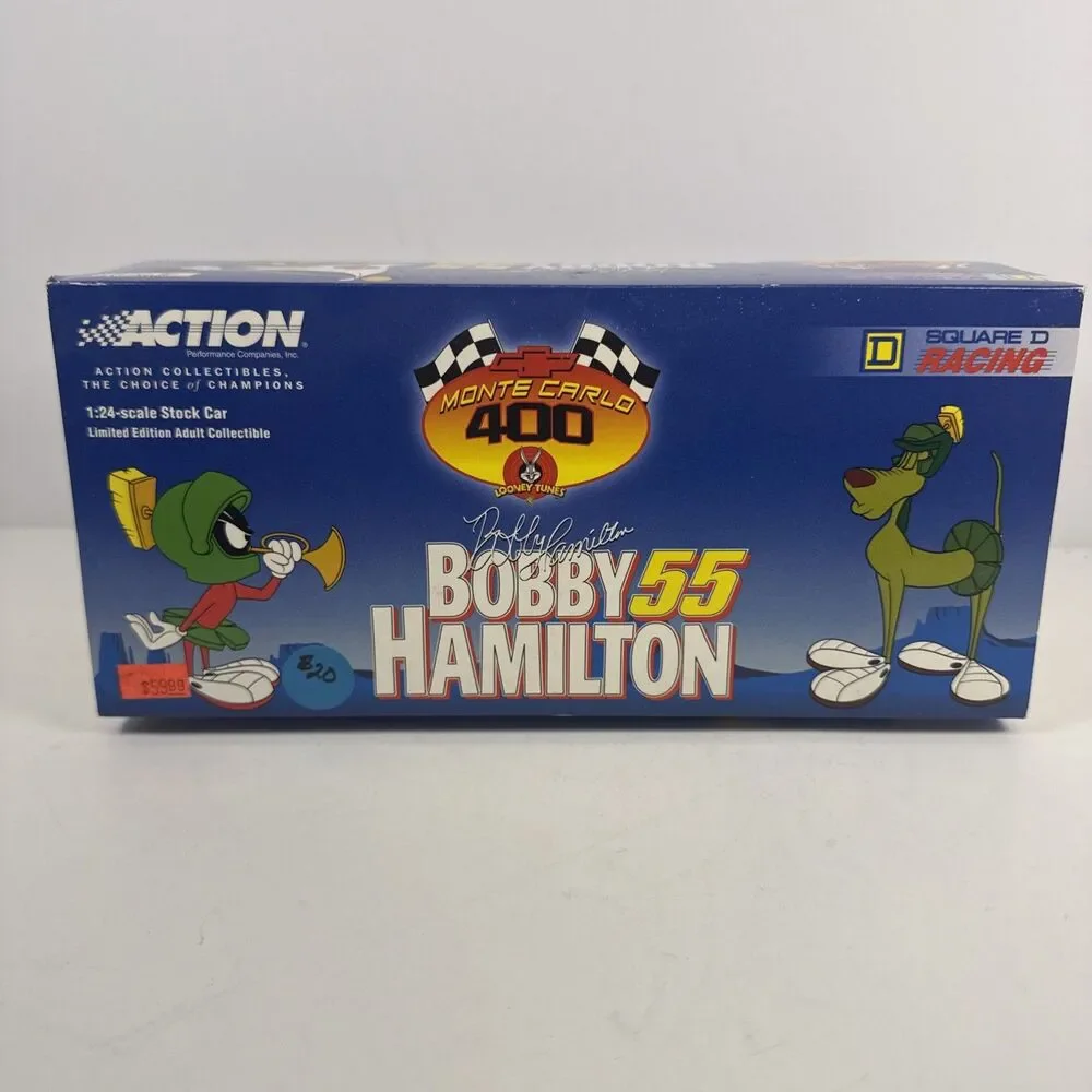 Bobby Hamilton #55 Square Looney Tunes 2001 Chevy Monte Carlo 1:24 Diecast MINT